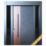 لابی تک لنگه با شیشه هایی در دو طرف