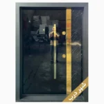 درب لابی شیشه سکوریت ماربل شیت