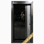 درب ضد سرقت glass noir با دستگیره مخفی