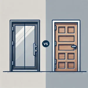 simple difference beteween security doors and regular doors