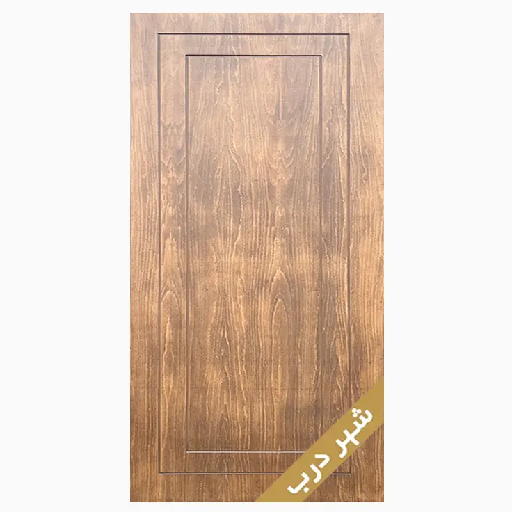 درب اتاق خواب دو قاب سی ان سی روکش گردو درب اتاق خواب دو قاب سی ان سی روکش گردو