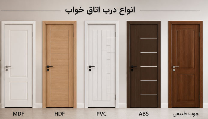 انواع درب اتاق خواب